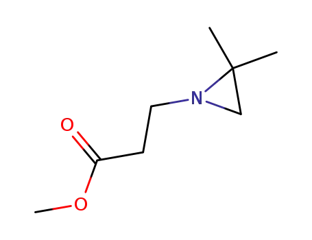 Propionic acid, 3-(2,2-dimethyl-1-aziridinyl)-, methyl ester