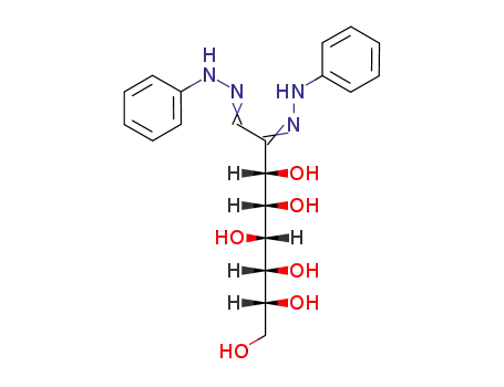 Molecular Structure of 5329-56-6 ((7E,8E)-7,8-bis(2-phenylhydrazinylidene)octane-1,2,3,4,5,6-hexol (non-preferred name))