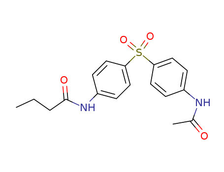 Butanamide,N-[4-[[4-(acetylamino)phenyl]sulfonyl]phenyl]- cas  7248-33-1