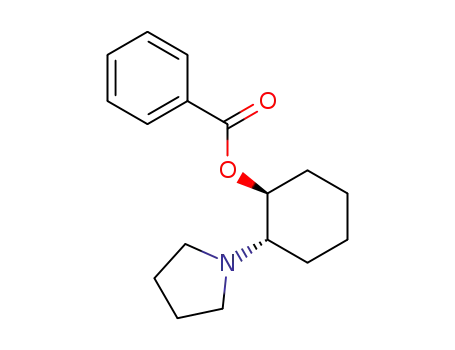 benzoic acid-(<i>trans</i>-2-pyrrolidino-cyclohexyl ester)
