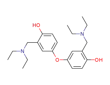 2-(diethylaminomethyl)-4-[3-(diethylaminomethyl)-4-hydroxy-phenoxy]phenol