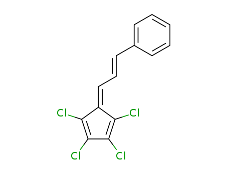 Benzene,[3-(2,3,4,5-tetrachloro-2,4-cyclopentadien-1-ylidene)-1-propen-1-yl]- cas  61355-19-9