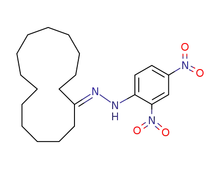 Molecular Structure of 14224-81-8 (Cyclopentadecanone, (2,4-dinitrophenyl)hydrazone)