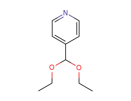 Molecular Structure of 27443-40-9 (Pyridine, 4-(diethoxymethyl)-)