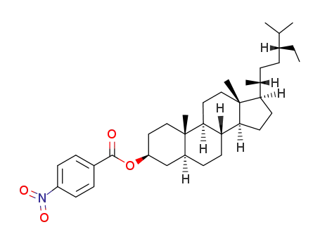 (10<i>S</i>)-3<i>c</i>-(4-nitro-benzoyloxy)-10-<i>r</i>.13<i>c</i>-dimethyl-17<i>c</i>-((1<i>R</i>:4<i>R</i>)-1.5-dimethyl-4-ethyl-hexyl)-(5<i>tH</i>.8<i>cH</i>.9<i>tH</i>.14<i>tH</i>)-hexadecahydro-1<i>H</i>-cyclopenta[<i>a</i>]phenanthrene