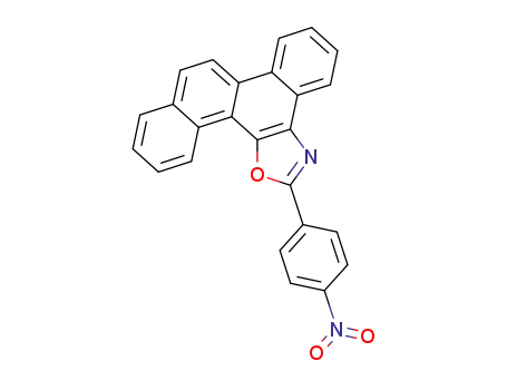 Molecular Structure of 69748-20-5 (2-(4-nitro-phenyl)-chryseno[6,5-<i>d</i>]oxazole)