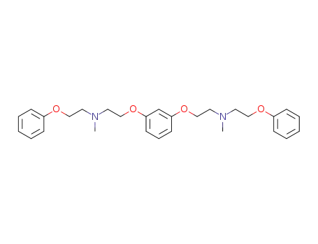 Molecular Structure of 58929-64-9 (Methyl-[2-(3-{2-[methyl-(2-phenoxy-ethyl)-amino]-ethoxy}-phenoxy)-ethyl]-(2-phenoxy-ethyl)-amine)