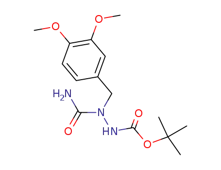 1-Carbamoyl-1-(3,4-dimethoxybenzyl)-2-tert-butoxy-carbonylhydrazin