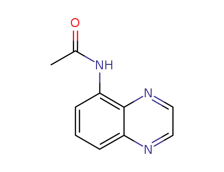 Molecular Structure of 26556-23-0 (Acetamide, N-5-quinoxalinyl-)