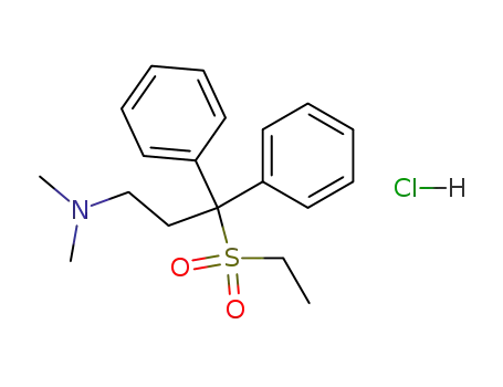 (3-ethanesulfonyl-3,3-diphenyl-propyl)-dimethyl-amine; hydrochloride