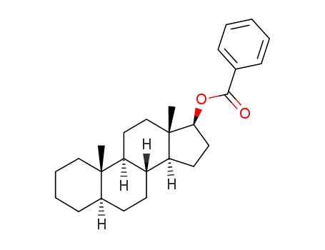 Molecular Structure of 96191-85-4 (benzoic acid-(5α-androstanyl-(17β)-ester))