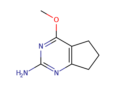 5H-Cyclopentapyrimidin-2-amine,6,7-dihydro-4-methoxy- cas  61539-20-6