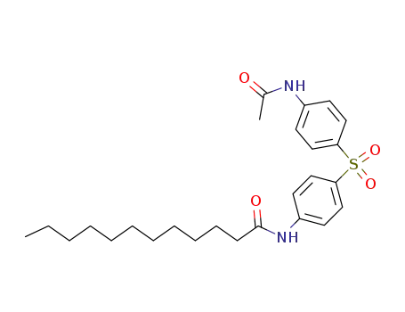 Molecular Structure of 21501-08-6 ((4-acetylamino-phenyl)-(4-lauroylamino-phenyl)-sulfone)