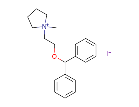 Pyrrolidinium, 1-[2-(diphenylmethoxy)ethyl]-1-methyl-, iodide