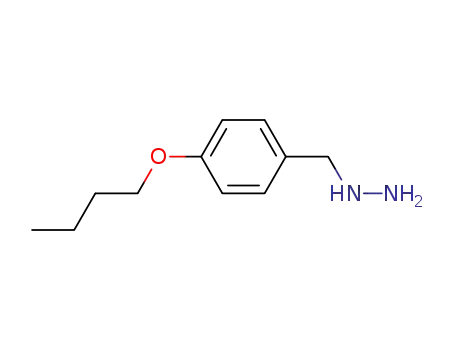 Molecular Structure of 33556-45-5 (4-BUTOXY-BENZYL-HYDRAZINE)