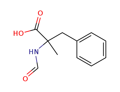 Molecular Structure of 23082-21-5 (2-Benzyl-2-(formylamino)-propionsaeure)