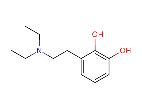 Molecular Structure of 733684-18-9 (1,2-Benzenediol,3-[2-(diethylamino)ethyl]-(9CI))
