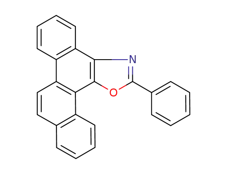 Molecular Structure of 119570-47-7 (2-phenyl-chryseno[6,5-<i>d</i>]oxazole)