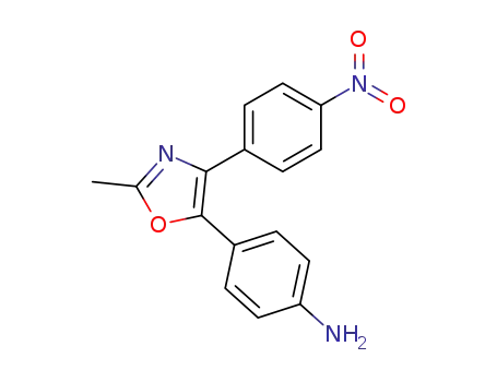 4-[2-methyl-4-(4-nitro-phenyl)-oxazol-5-yl]-aniline