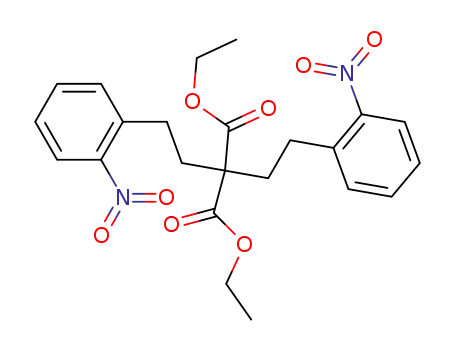 diethyl bis[2-(2-nitrophenyl)ethyl]propanedioate