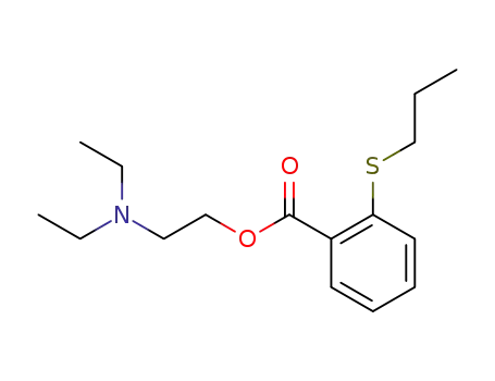 Molecular Structure of 67031-77-0 (2-(Diethylamino)ethyl=o-(propylthio)benzoate)