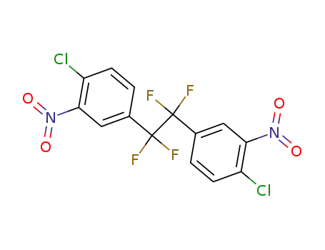 1,1,2,2-Tetrafluor-1,2-bis-<4-chlor-3-nitro-phenyl>-aethan