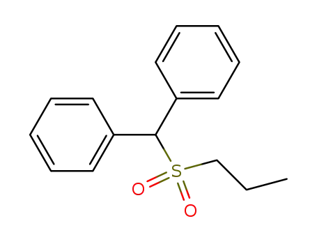 Molecular Structure of 72250-70-5 (benzhydryl-propyl sulfone)