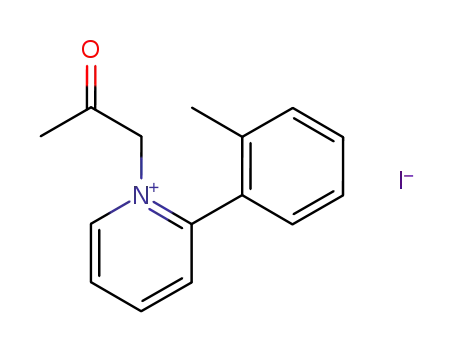 1-acetonyl-2-<i>o</i>-tolyl-pyridinium; iodide