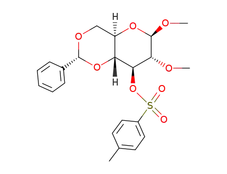 methyl 4,6-O-benzylidene-2-O-methyl-3-O-p-tolylsulfonyl-β-D-glucopyranoside
