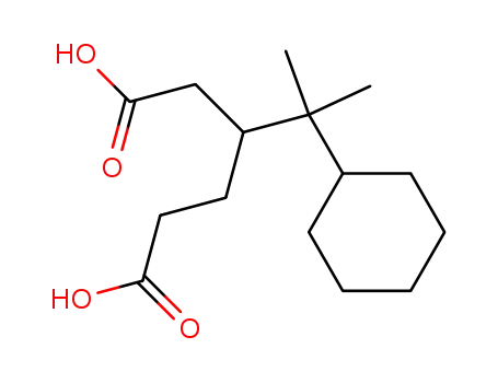 4-(1-Methyl-1-cyclohexyl-ethyl)-adipinsaeure