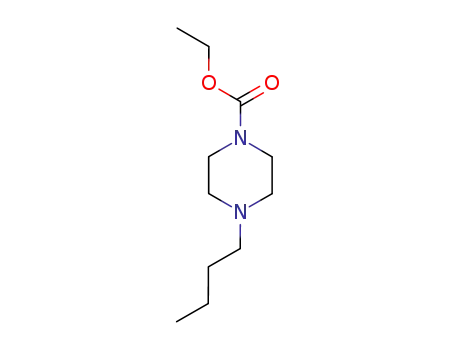 Molecular Structure of 63981-41-9 (4-Butyl-1-piperazinecarboxylic acid ethyl ester)
