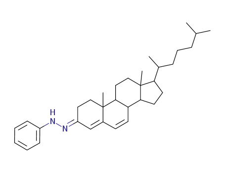 Molecular Structure of 20988-49-2 (cholesta-4,6-dien-3-one-phenylhydrazone)