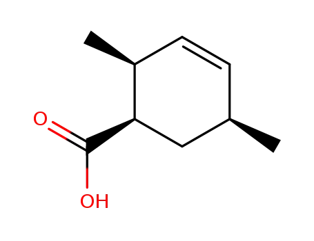 (+/-)-2<i>c</i>,5<i>c</i>-dimethyl-cyclohex-3-ene-<i>r</i>-carboxylic acid