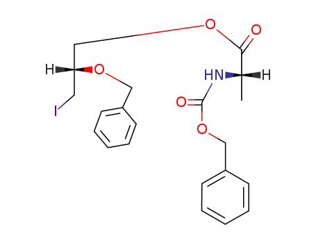 S-α-(N-Carbobenzoxy-L-alanyl)-β-O-benzyl-γ-glyceroliodid