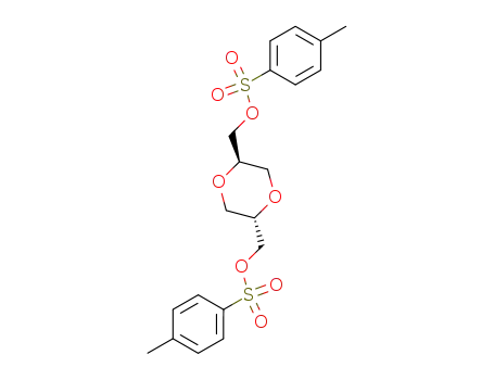 Molecular Structure of 7148-77-8 ((2R,5S)-1,4-dioxane-2,5-diyldimethanediyl bis(4-methylbenzenesulfonate))