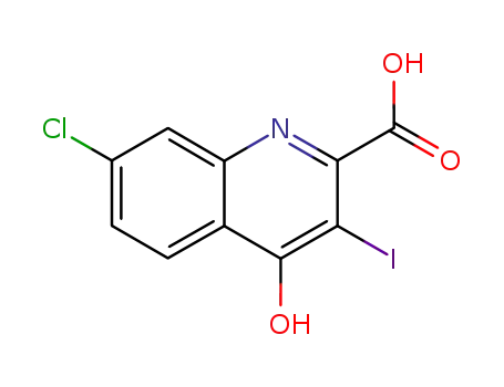 7-chloro-4-hydroxy-3-iodo-quinoline-2-carboxylic acid