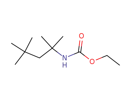 Molecular Structure of 1837-62-3 (ethyl (2,4,4-trimethylpentan-2-yl)carbamate)