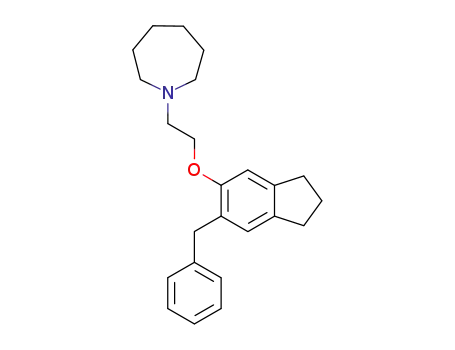 1-[2-(6-benzyl-indan-5-yloxy)-ethyl]-hexahydro-azepine