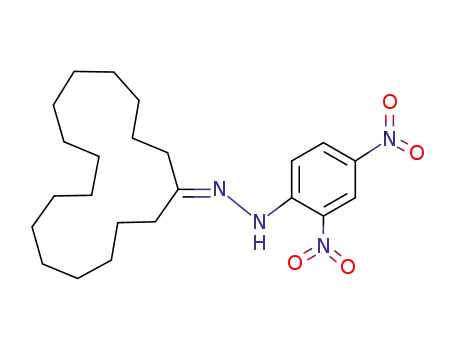 Molecular Structure of 101034-26-8 (cycloheptadecanone-(2,4-dinitro-phenylhydrazone))
