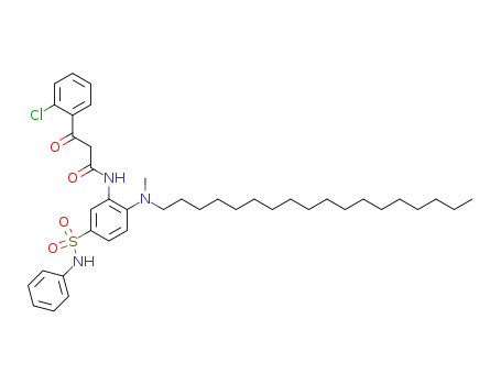 α-(2-Chlorbenzoyl)-2-(N-methyl-N-octadecylamino)-5-(N-phenylsulfamoyl)-acetanilid