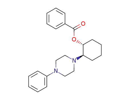 (+/-)-1-(<i>trans</i>-2-benzoyloxy-cyclohexyl)-4-phenyl-piperazine