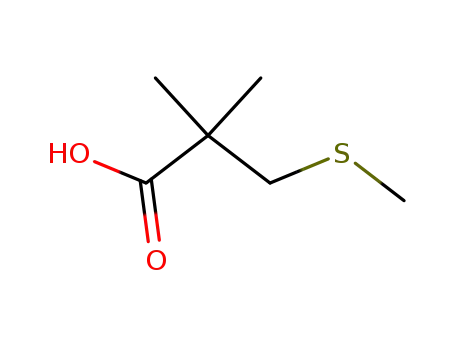 Propanoic acid, 2,2-dimethyl-3-(methylthio)-