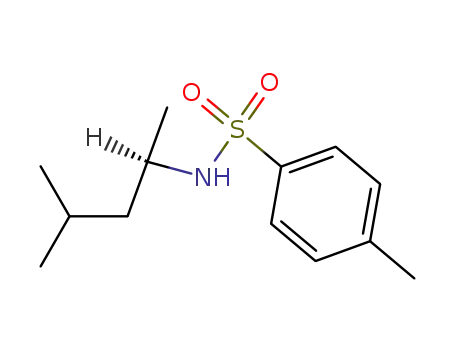 Molecular Structure of 24118-70-5 (N-(1,3-dimethylbutyl)-4-methylbenzenesulfonamide)