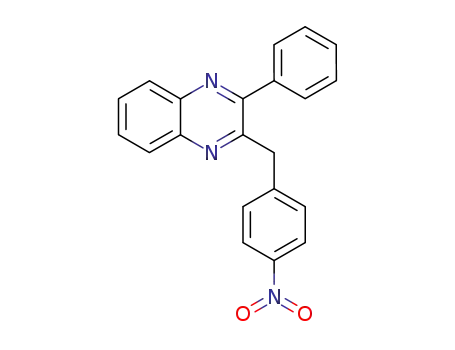 Molecular Structure of 18039-33-3 (Quinoxaline, 2-[(4-nitrophenyl)methyl]-3-phenyl-)