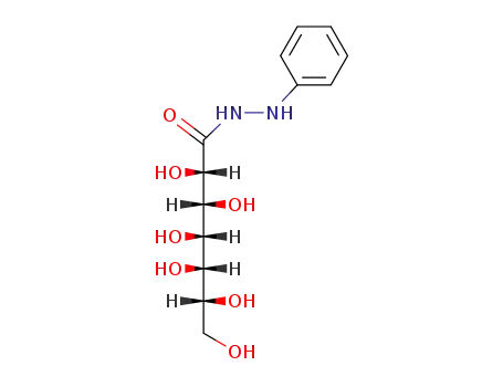 Molecular Structure of 5328-45-0 (1-(2-phenylhydrazinyl)heptose)