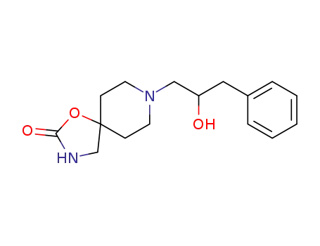 8-(2-ヒドロキシ-3-フェニルプロピル)-1-オキサ-3,8-ジアザスピロ[4.5]デカン-2-オン