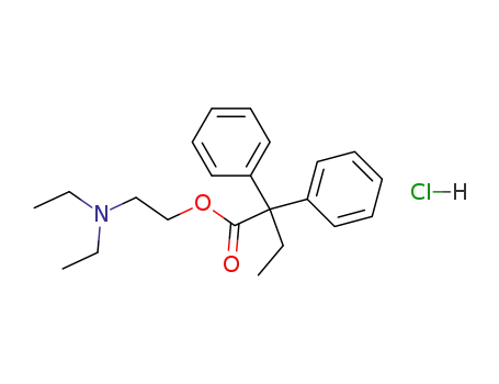 2,2-diphenyl-butyric acid-(2-diethylamino-ethyl ester); hydrochloride