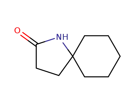 Molecular Structure of 5498-74-8 (1-Azaspiro[4.5]decan-2-one)