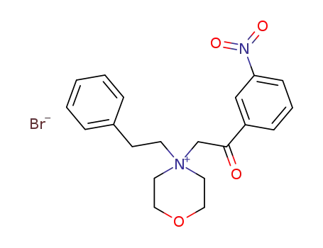 1-(3-Nitrophenyl)-2-[4-(2-phenylethyl)morpholin-4-ium-4-yl]ethanone