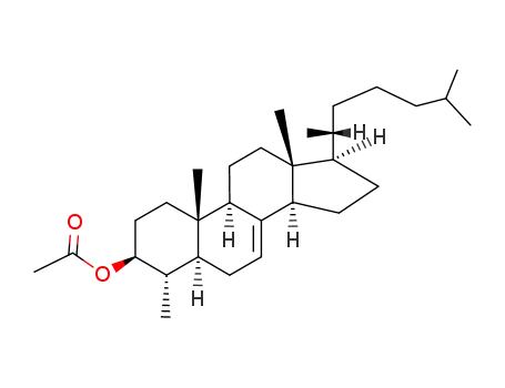 cholest-4α-methyl-7-en-3β-ol acetate